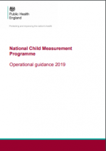 National Child Measurement Programme: Operational guidance 2019